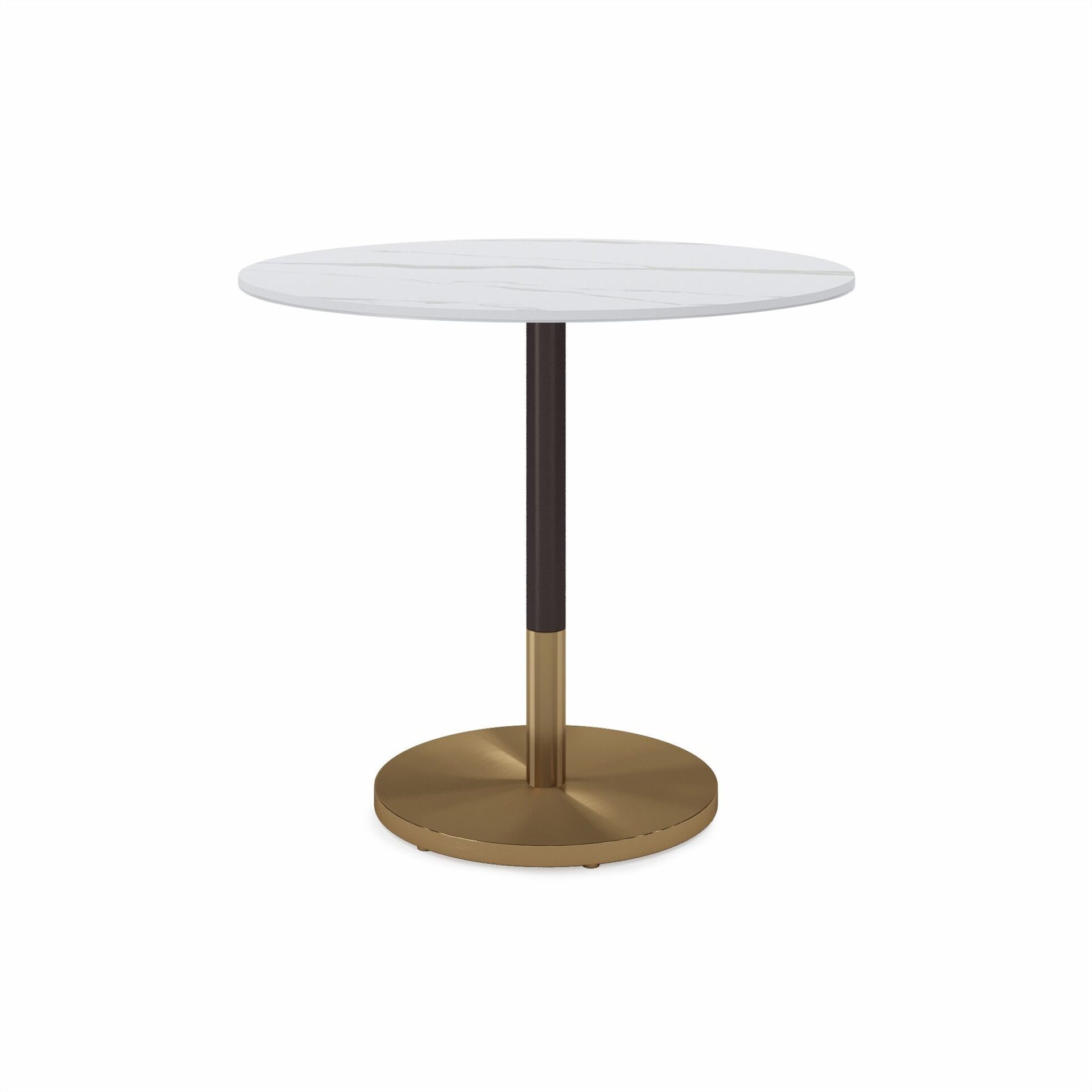 ELARA porcelain top dining table handcrafted in Jepara with a premium porcelain surface and solid teak wood base